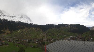 Webcam Hotel Belvedere, Eiger North Face, Männlichen